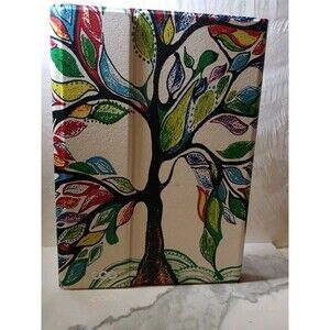 Wireless Detachable Keyboard Stand iPad 9,8,7 Folio Case Soft Tree of life
